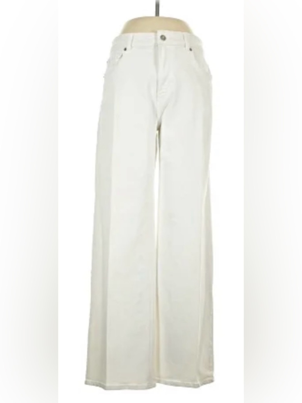 H&M Women’s Wide Leg White Jeans size 6